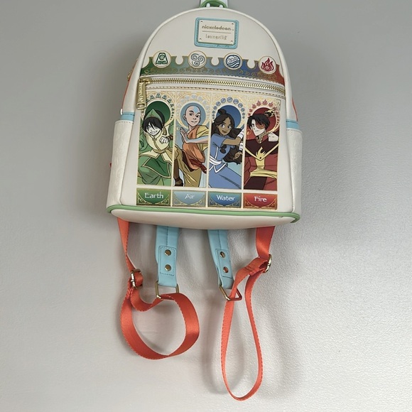 Loungefly Nickelodeon Avatar Debossed Elements Mini Backpack - Picture 5 of 10
